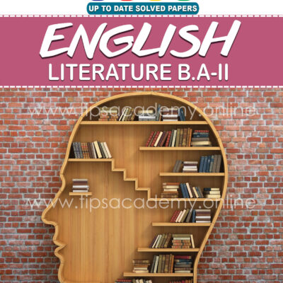 Tips English Literature B.A Part II (New Edition)